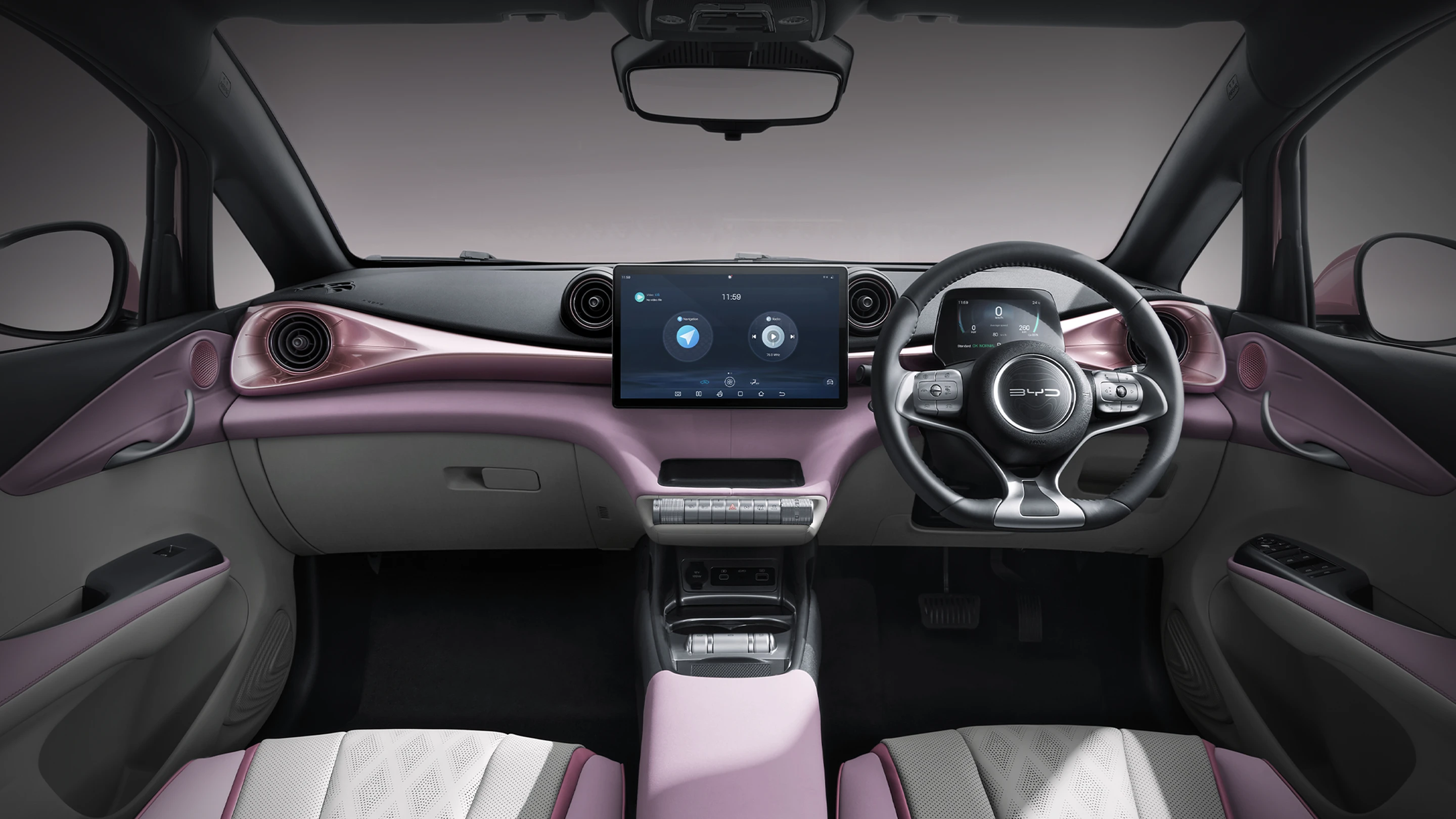 BYD Dolphin Floating Center Console